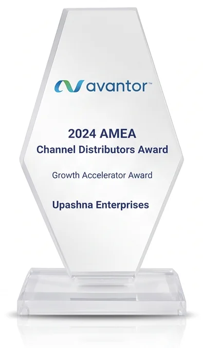 Growth Accelerator Award — presented to Upashna Enterprises by Avantor · AMEA, 2024