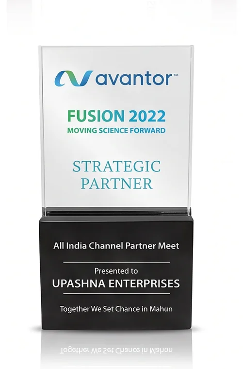 Strategic Partner — presented to Upashna Enterprises by Avantor · Fusion 2022, 2022