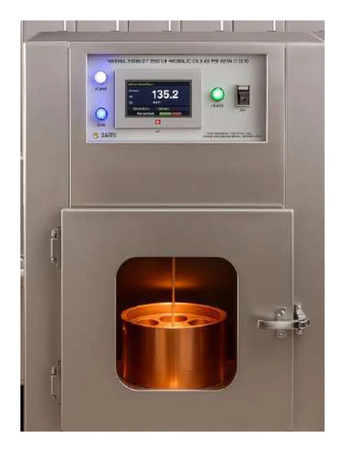 Thermal Stability of Hydraulic Oil Apparatus