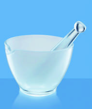 Glass Mortar and Pestle