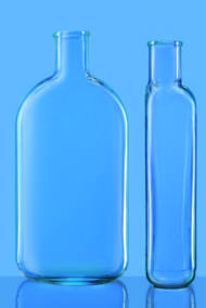 Roux Bottles with Off Set Neck