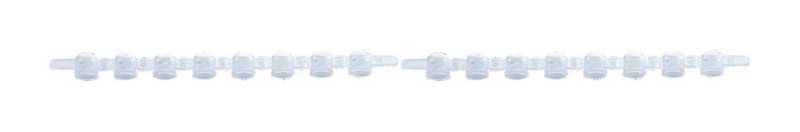 AmpQlear PCR 8 Strip Clear Caps- Flat & Domed