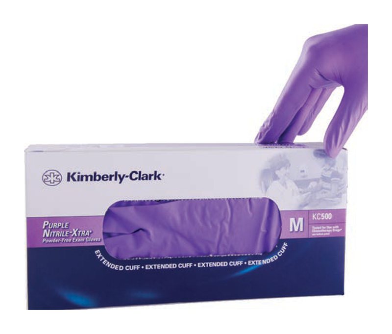 Kimtech Purple Nitrile Gloves, 9.5 & 12 Inches Length