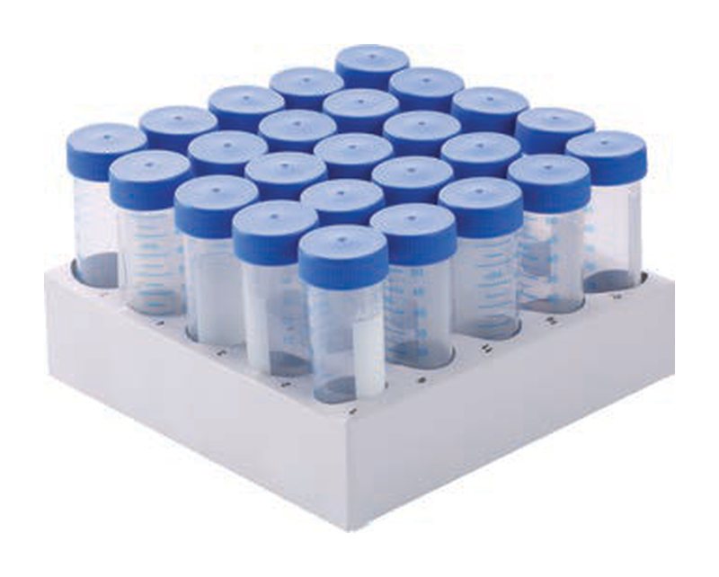 Racked Centrifuge Tubes Conical Bottom, Paper
