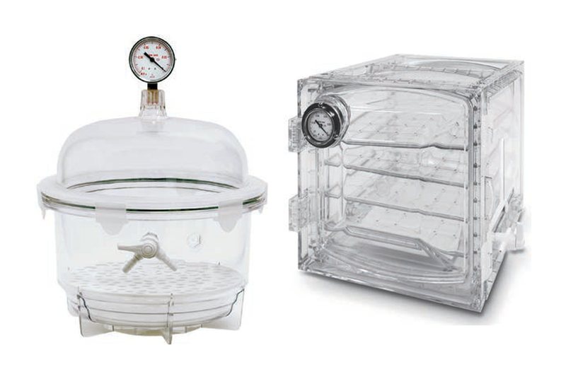 Vacuum Gauge Round / Cubic Desiccator